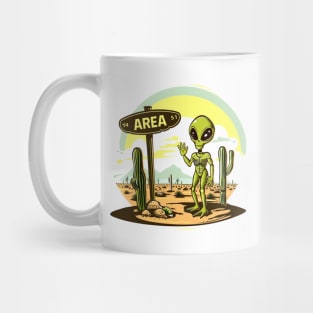 Area 51 Alien Mug